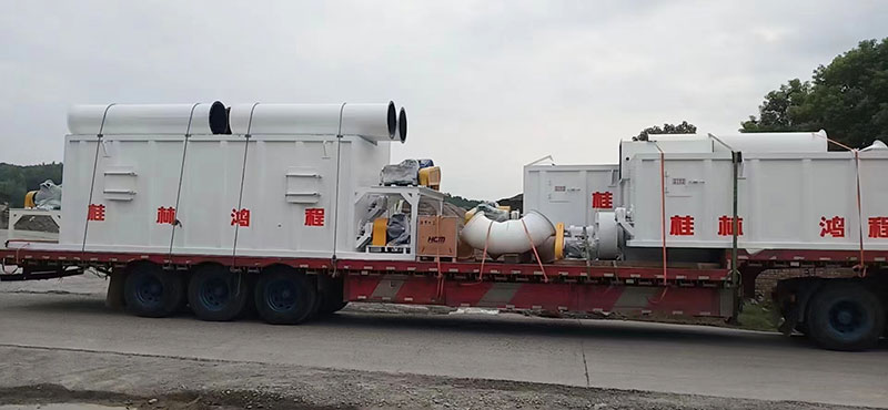 湖南某老板訂購時(shí)產(chǎn)十五噸氫氧化鈣生產(chǎn)線貨物到場剪影！