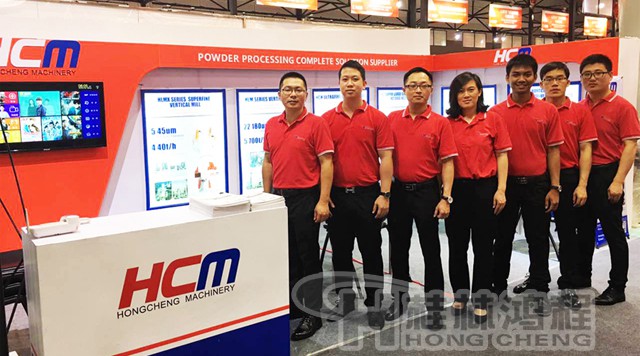  桂林鴻程攜先進立磨參展第121屆廣交會征戰(zhàn)國際市場！