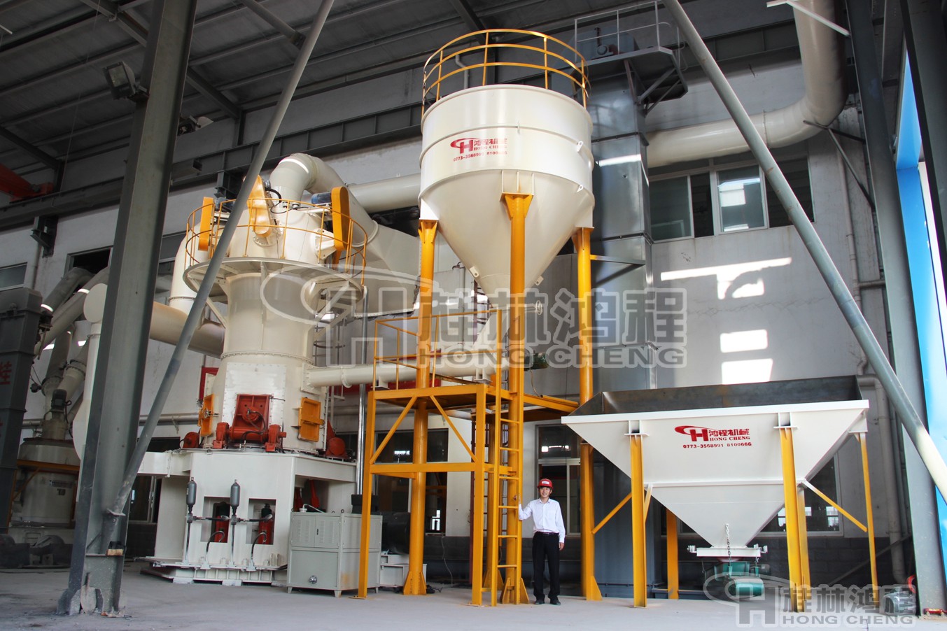 鈦白粉磨粉機，鈦白粉超細立磨機，立磨，立式磨