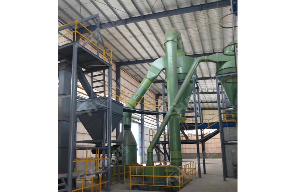 湖北冰銅礦5R4123雷蒙磨粉機(jī)項(xiàng)目投產(chǎn)現(xiàn)場(chǎng)120~180目8-12噸 湖北冰銅礦5R4123雷蒙磨粉機(jī)項(xiàng)目投產(chǎn)現(xiàn)場(chǎng)120~180目8-12噸